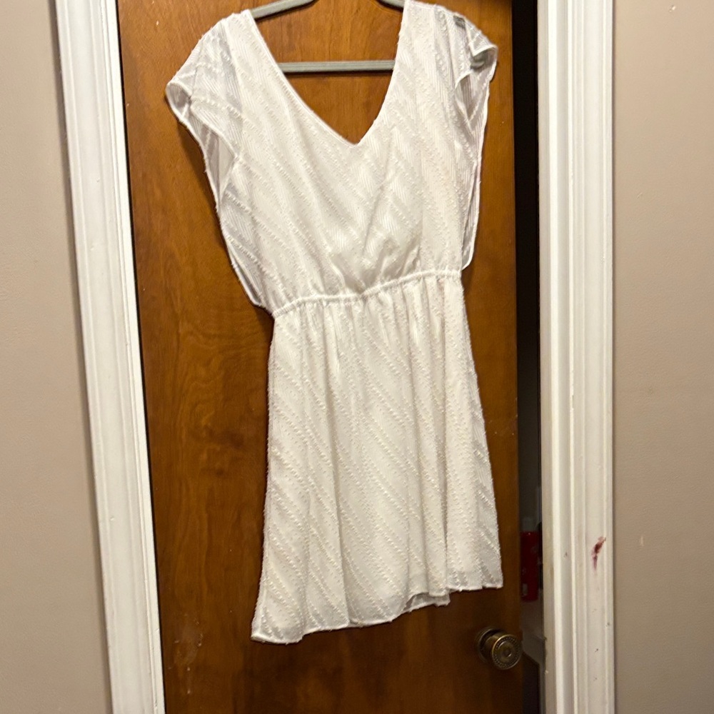 Elegant White Women's Dress